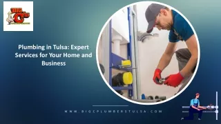 plumbing in Tulsa