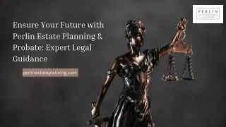 Ensure Your Future with Perlin Estate Planning & Probate Expert Legal Guidance