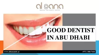 GOOD DENTIST IN ABU DHABI