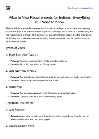 albania visa