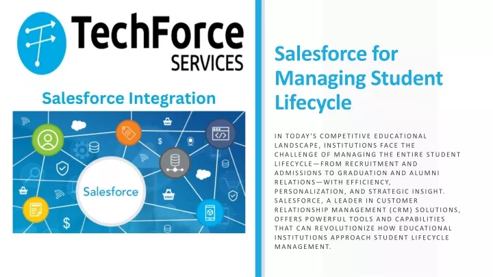 salesforce for managing student lifecycle