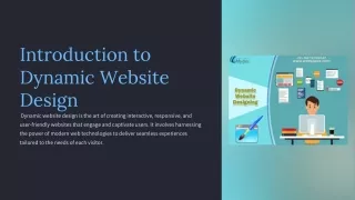 introduction to dynamic website design dynamic