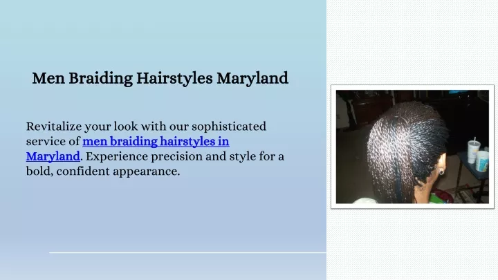 men braiding hairstyles maryland