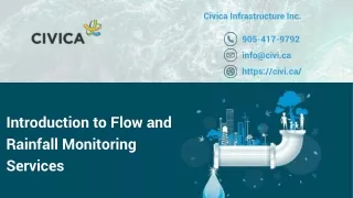 Flow and Rainfall Monitoring Services