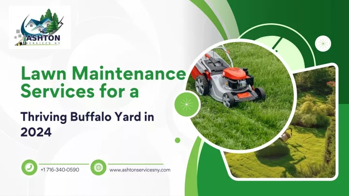 lawn maintenance services for a