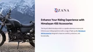 Enhance Your Riding Experience with Himalayan 450 Accessories