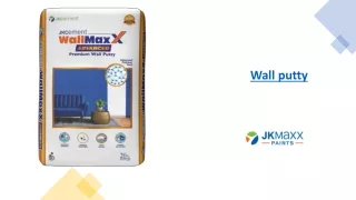 Know about Wall Putty