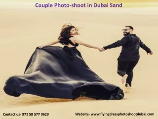 Couple Photoshoot in Dubai Sand