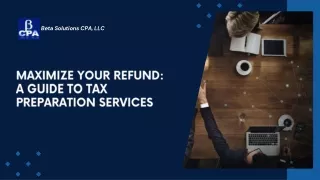 Tax Preparation Services