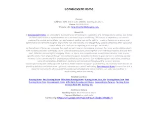 convalescent home