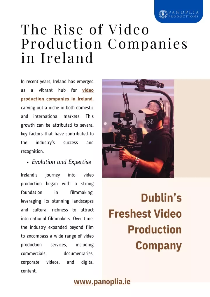 PPT - The Rise of Video Production Companies in Ireland PowerPoint ...