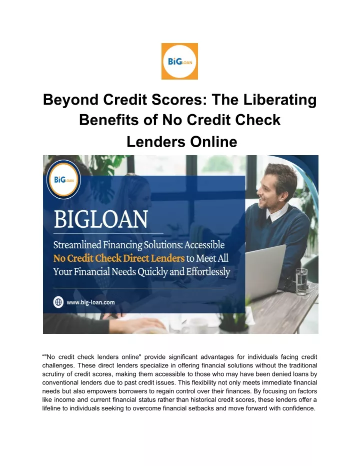 beyond credit scores the liberating benefits