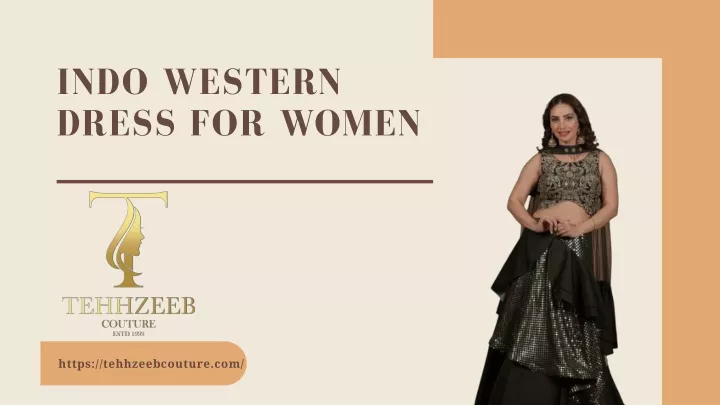 indo western dress for women