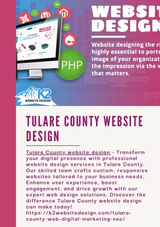 Tulare County website design