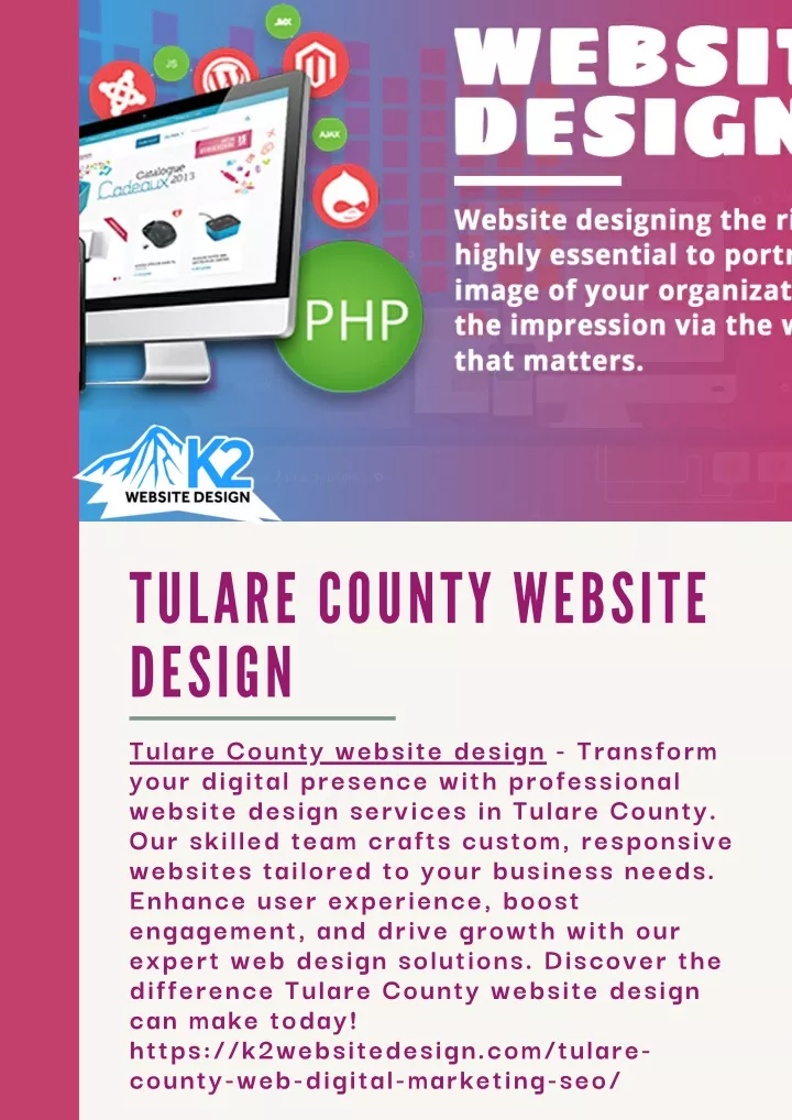 tulare county website design tulare county