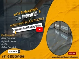 Industrial waterproofing Contractors,Chennai,Kanchipuram