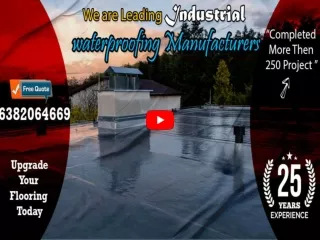 Industrial waterproofing Manufacturers,Chennai,Kanchipuram