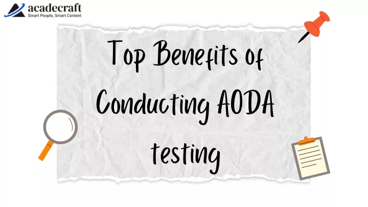 top benefits of conducting aoda testing