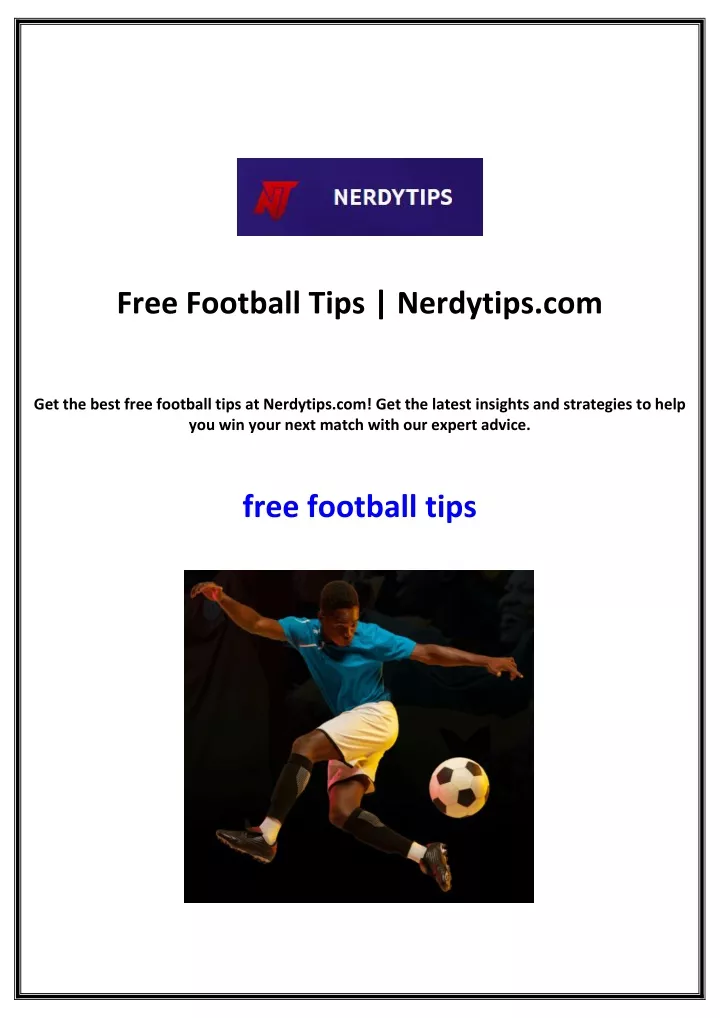 free football tips nerdytips com