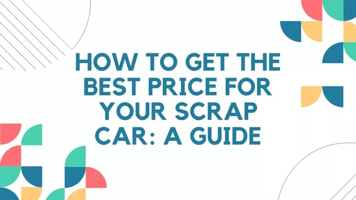 how to get the best price for your scrap