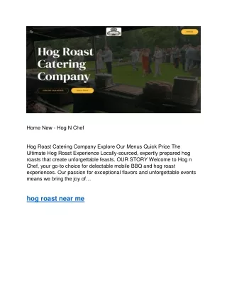 home new hog n chef