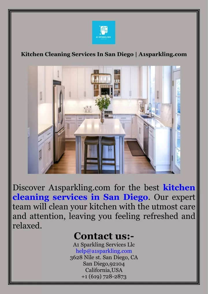 kitchen cleaning services in san diego