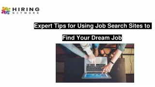 Expert Tips for Using Job Search Sites to Find Your Dream Job