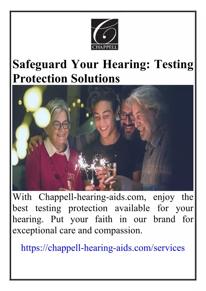 safeguard your hearing testing protection