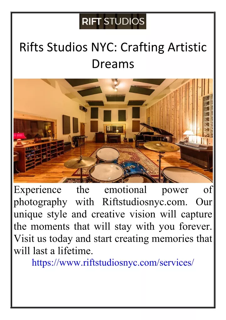 rifts studios nyc crafting artistic dreams