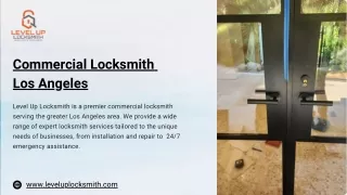 Reliable Commercial Locksmith for Your Business in Los Angeles