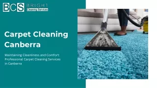 Expert Carpet Cleaning Services in Canberra