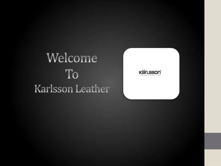 welcome to karlsson leather