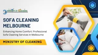 Complete Sofa Cleaning Services in Melbourne