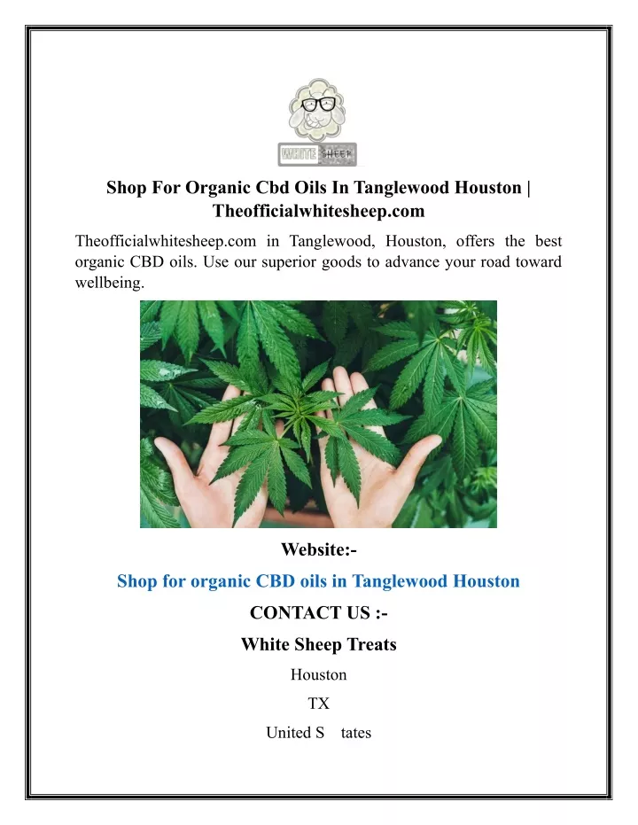 shop for organic cbd oils in tanglewood houston