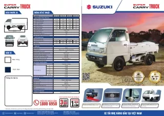 Bán Xe Tải Suzuki Super Carry Giá Hợp Lý tại Việt Nam