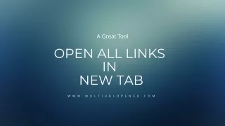 MultiUrlOpener