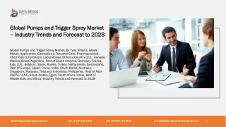 Global Pumps and Trigger Spray Market