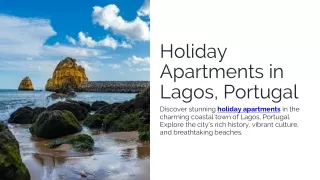 Holiday Apartments in Lagos, Portugal