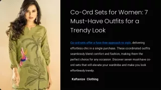 co ord sets for women 7 must have outfits