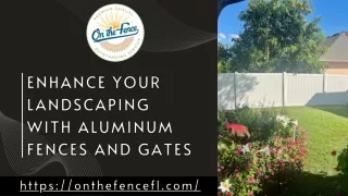 Aluminum Fence Installation - Ensure the Security of Your Property