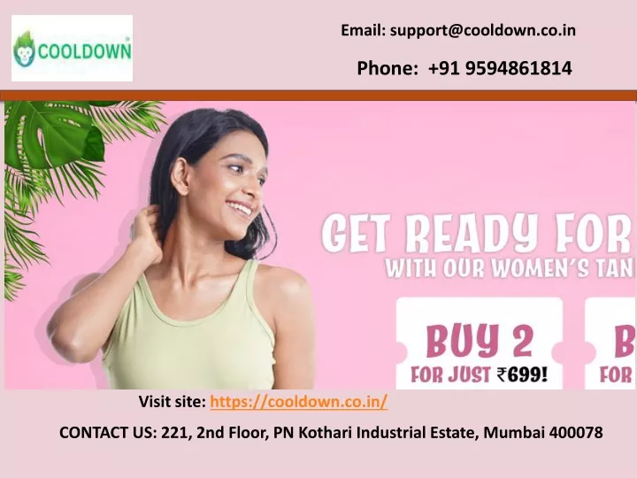 email support@cooldown co in