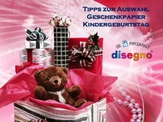 Tipps zur Auswahl Geschenkpapier Kindergeburtstag