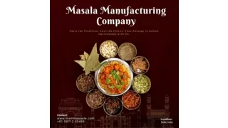 Masala Manufacturing Company