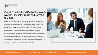 global broadcast and media technology market