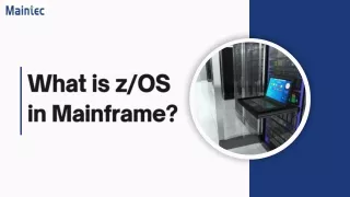 What is zOS in Mainframe?