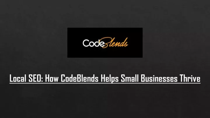 local seo how codeblends helps small businesses