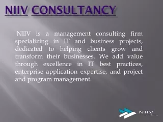 niiv consultancy