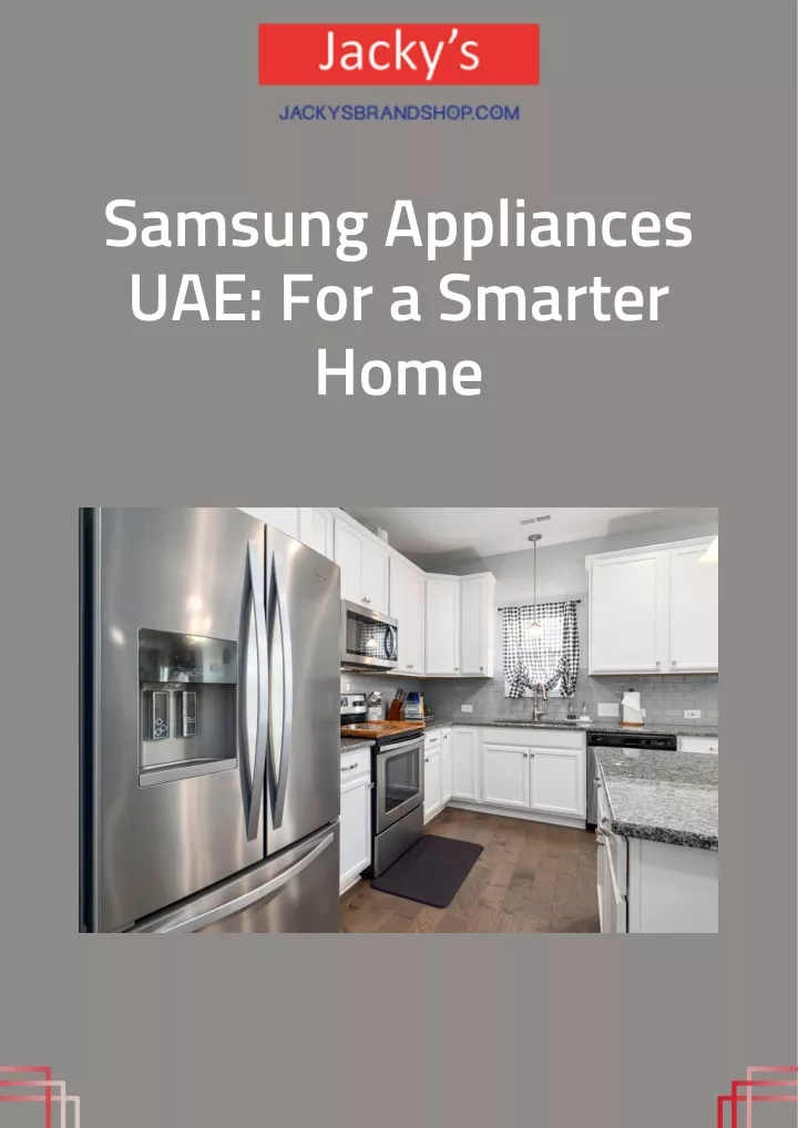 samsung appliances uae for a smarter home