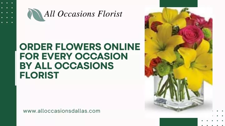 order flowers online for every occasion