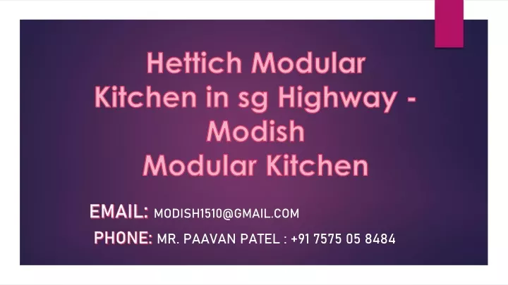 hettich modular kitchen in sg highway modish modular kitchen